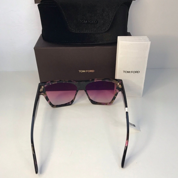 New - 💯 Original TOM FORD Acetate Dove Sunglasses TF942 Tortoise - Picture 9 of 13